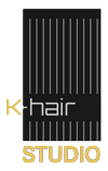 K HAIR STUDIO LOGO